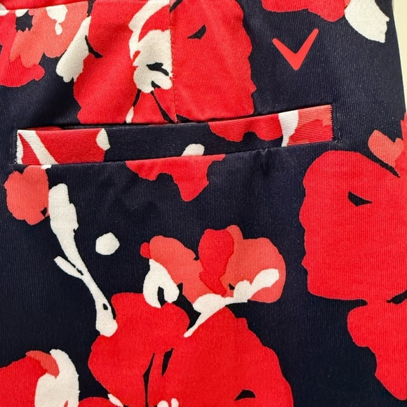 Callaway Golf Red and White A-Line Mini Skirt - Picture 5 of 11